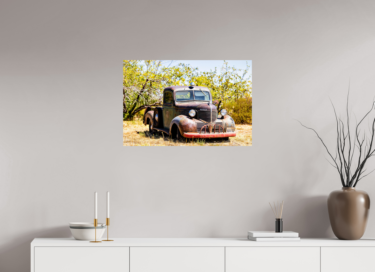 30 x 20″, Photo Print On Fuji Crystal DP II Dodge Truck