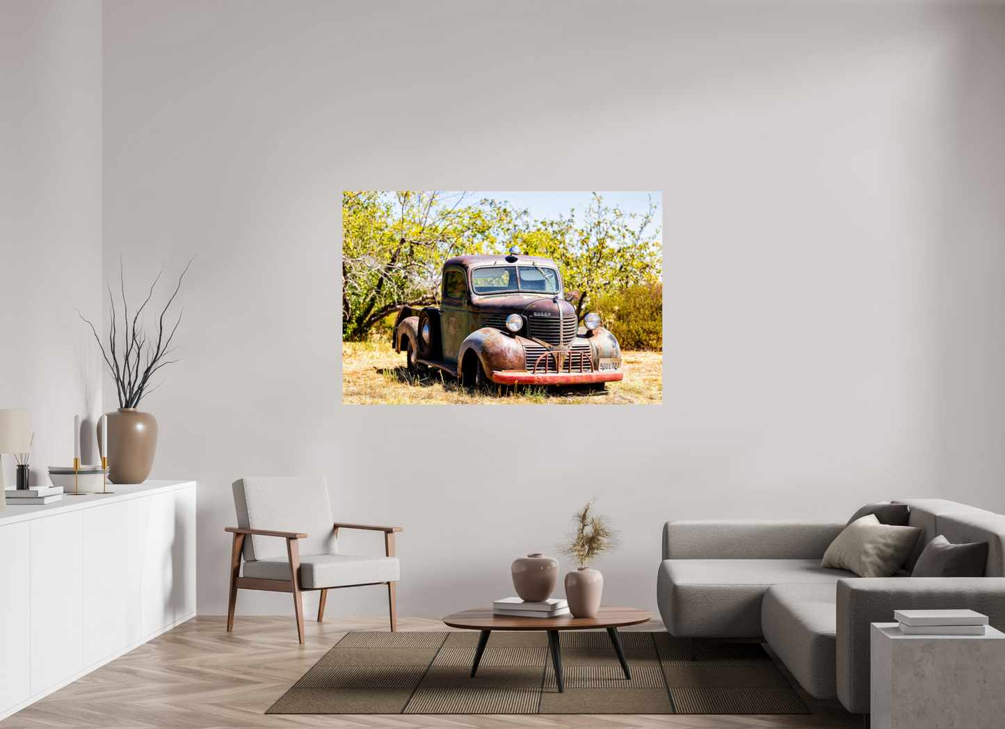 66 x 44″, Photo Print On Fuji Crystal DP II Dodge Truck