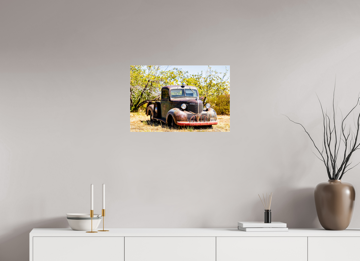 24 x 16″, Photo Print Under Acrylic Glass Dodge Truck