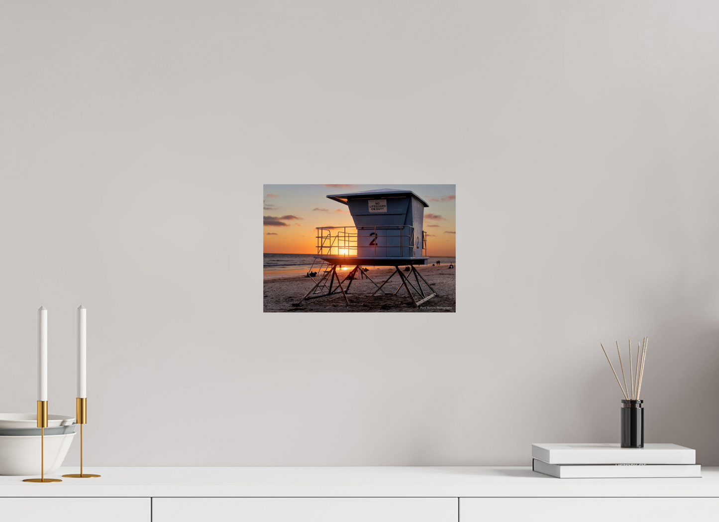 12 x 8″, Photo Print On Fuji Crystal DP II Life Guard Tower 1