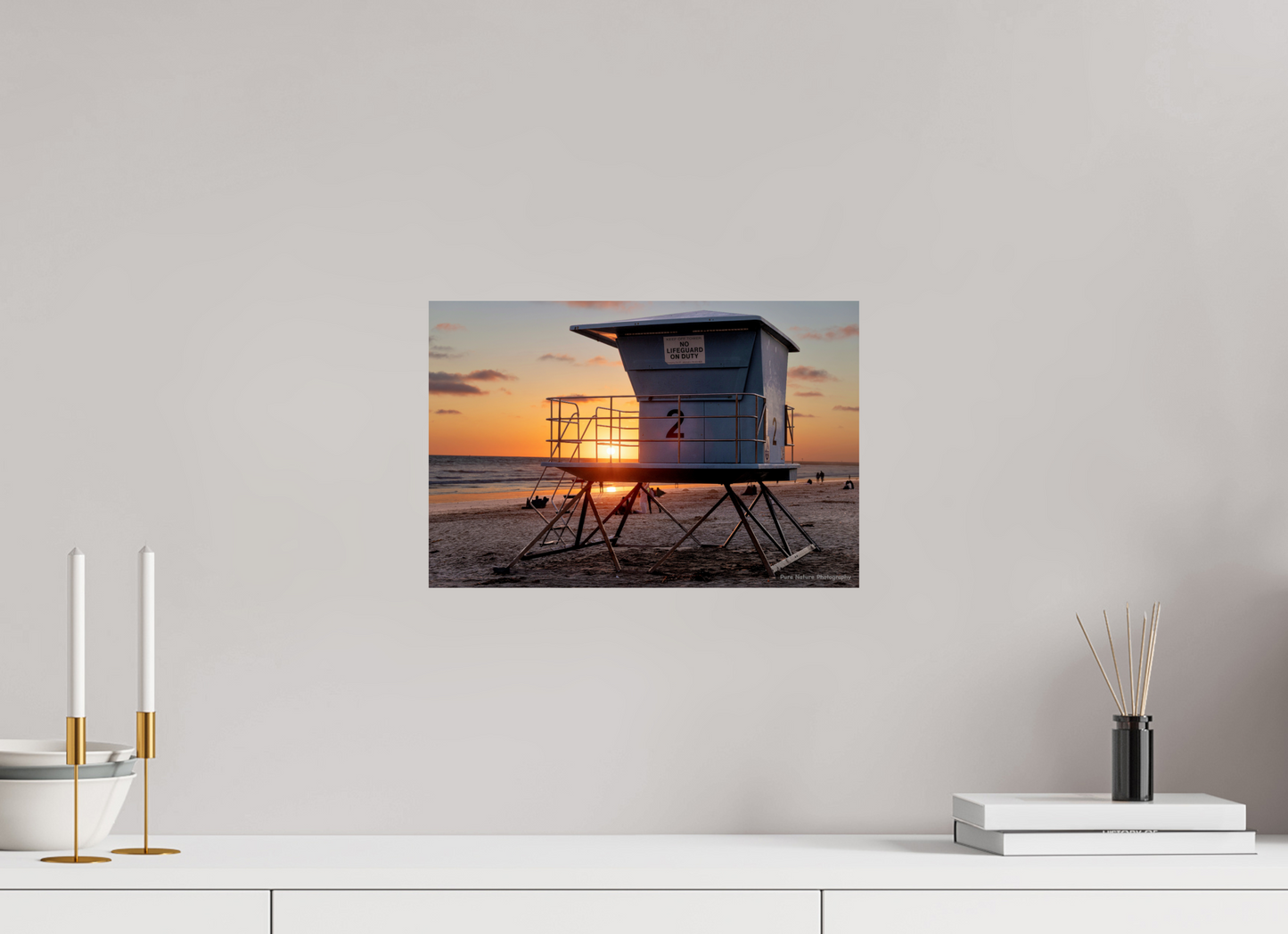 15 x 10″, Photo Print On Fuji Crystal DP II Life Guard Tower 1