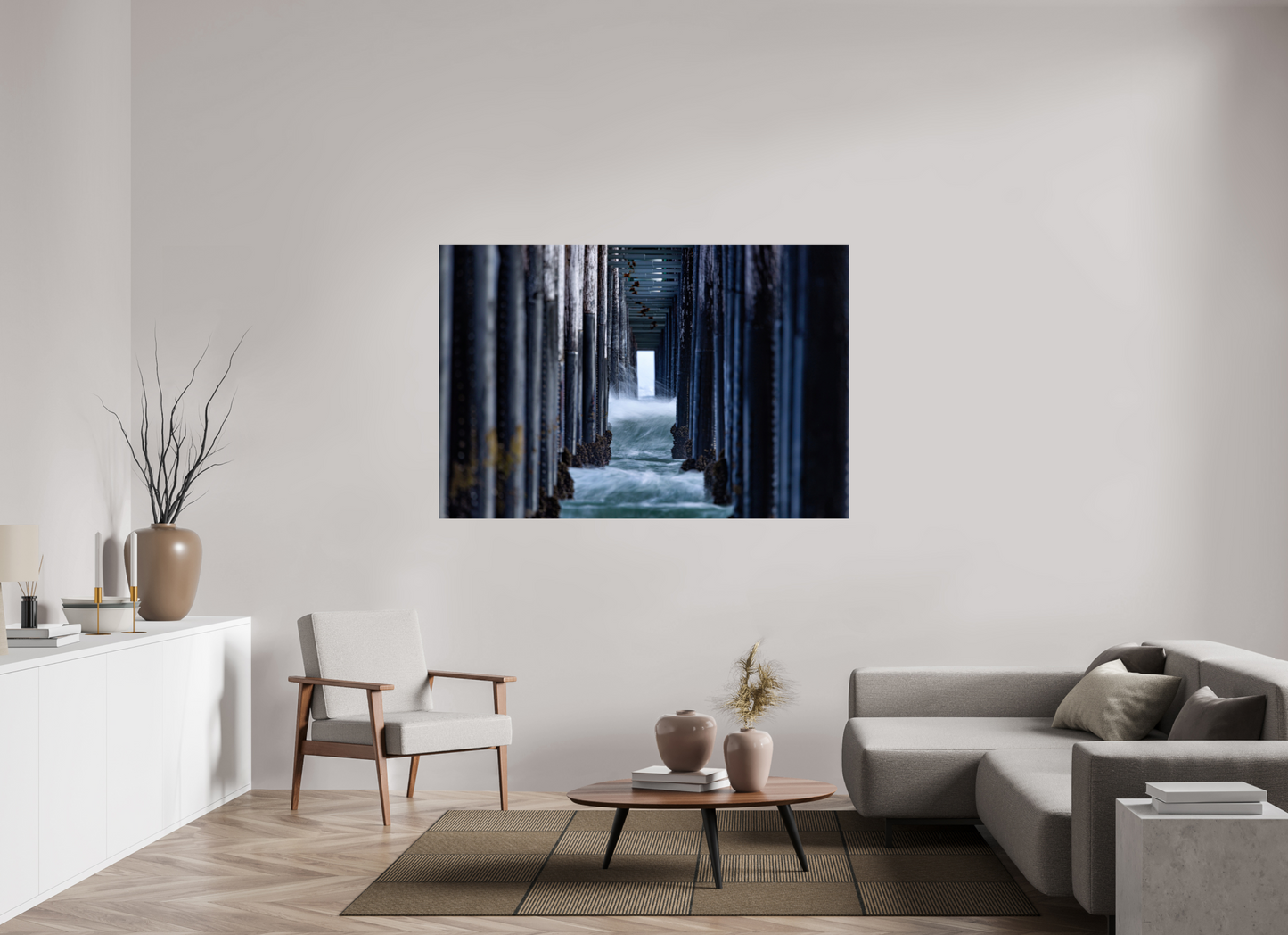 66 x 44″, Photo Print On Fuji Crystal DP II Oceanside Pier 1