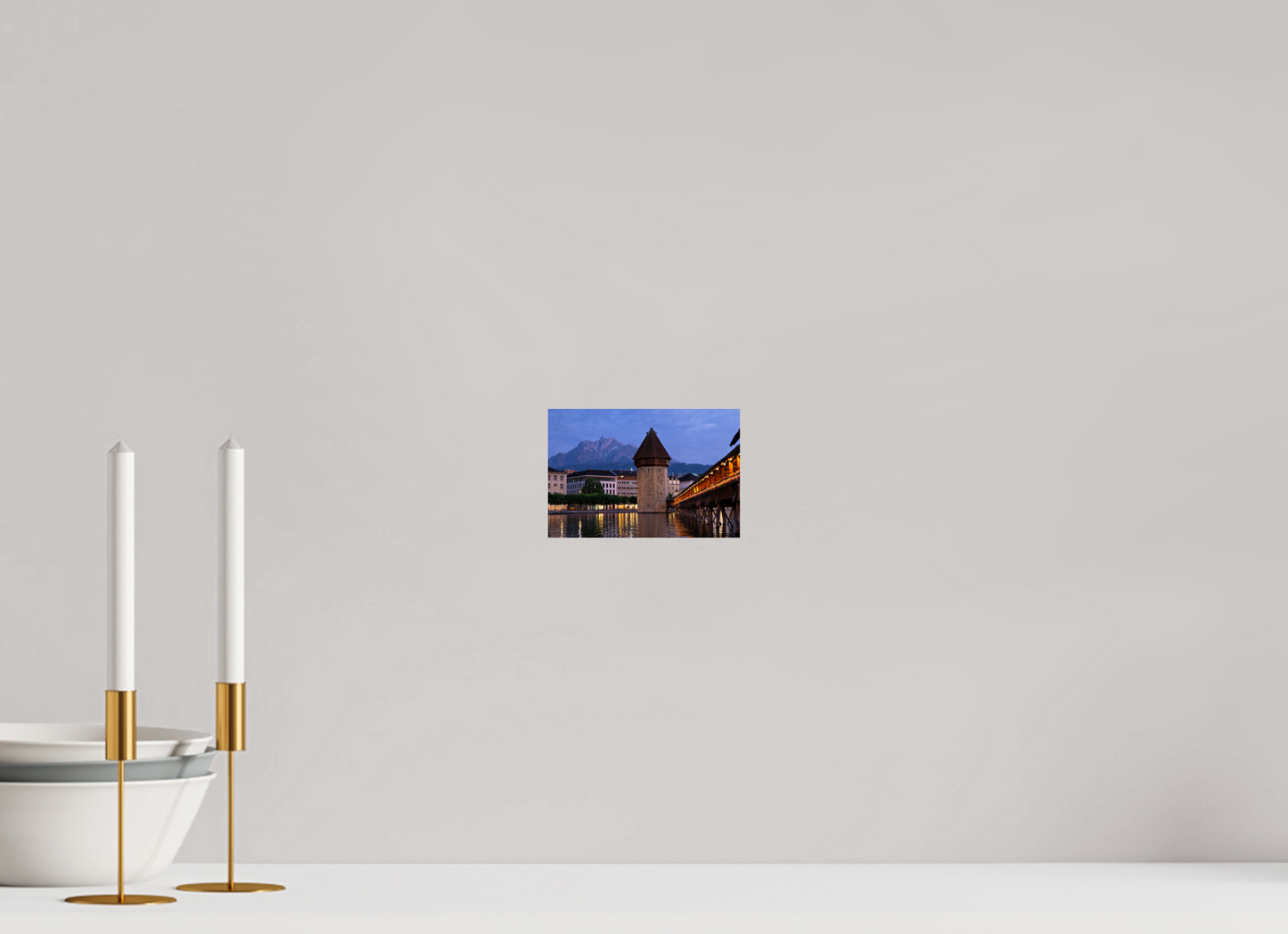 6 x 4″, Photo Print On Fuji Crystal DP II Chappel Bridge