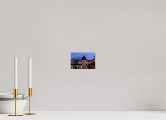 6 x 4″, Photo Print On Fuji Crystal DP II Chappel Bridge
