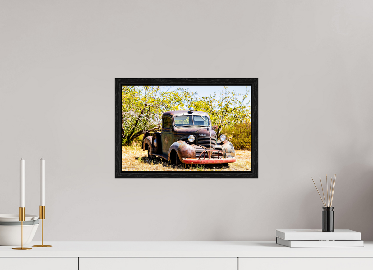 15 x 10″, Floater Frame Dodge Truck