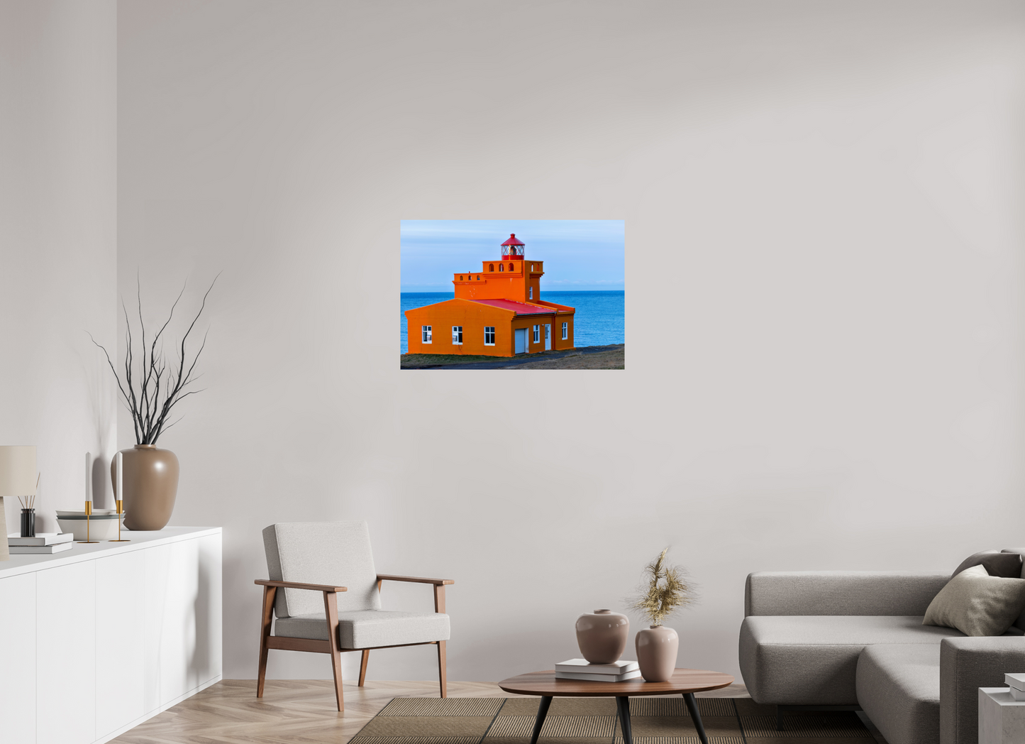 36 x 24″, Photo Print On Fuji Crystal DP II Iceland Light House