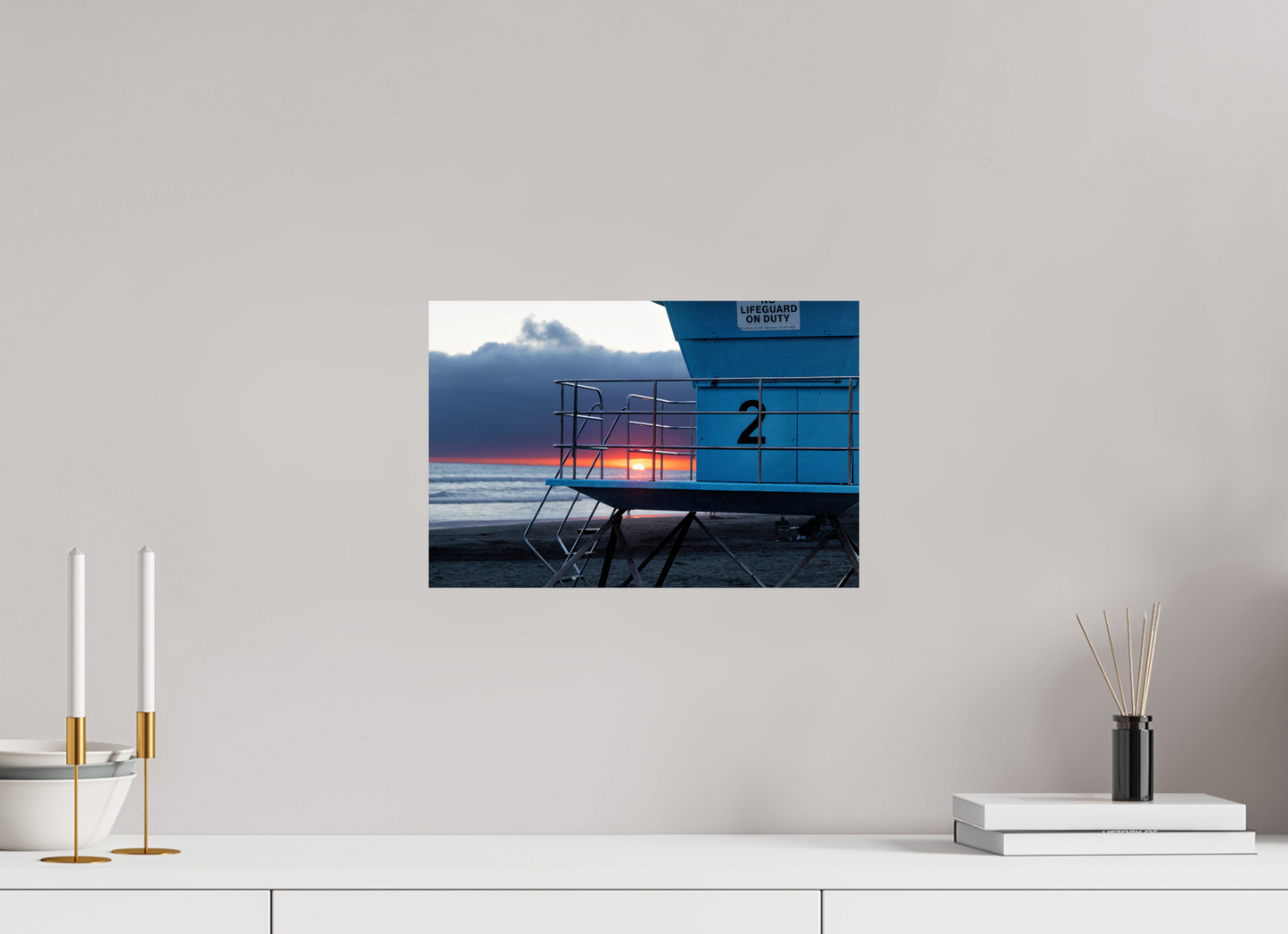 15 x 10″, Photo Print On Fuji Crystal DP II Life Guard Tower 2