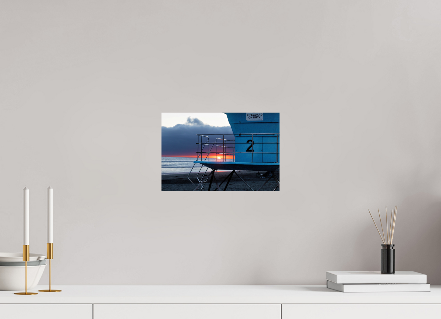 12 x 8″, Photo Print On Fuji Crystal DP II Life Guard Tower 2