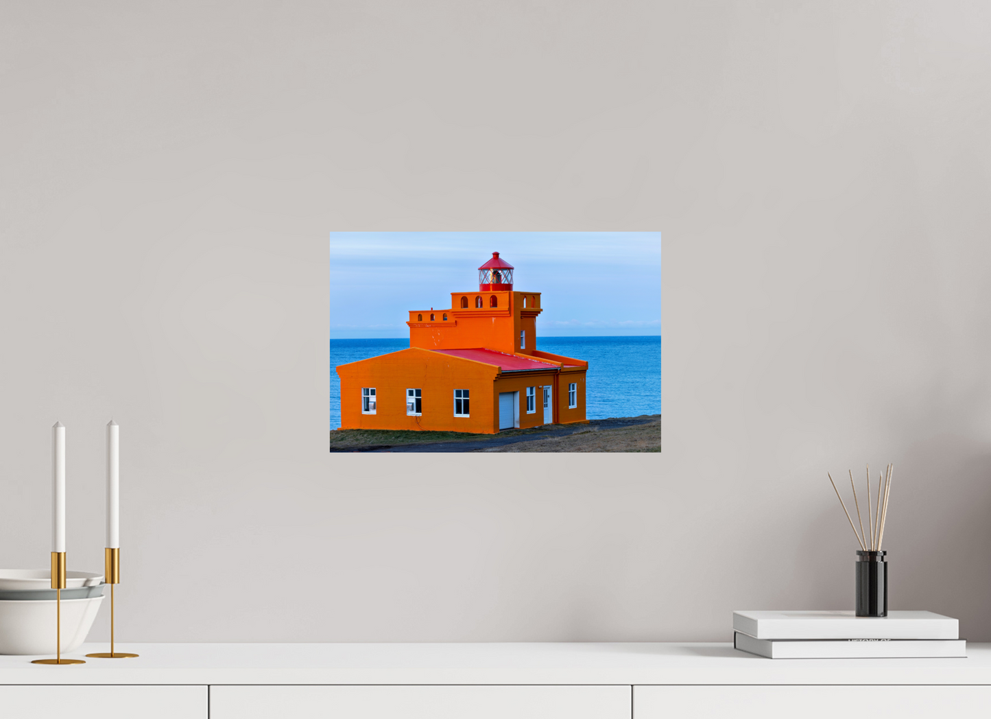 15 x 10″, Photo Print On Fuji Crystal DP II Iceland Light House