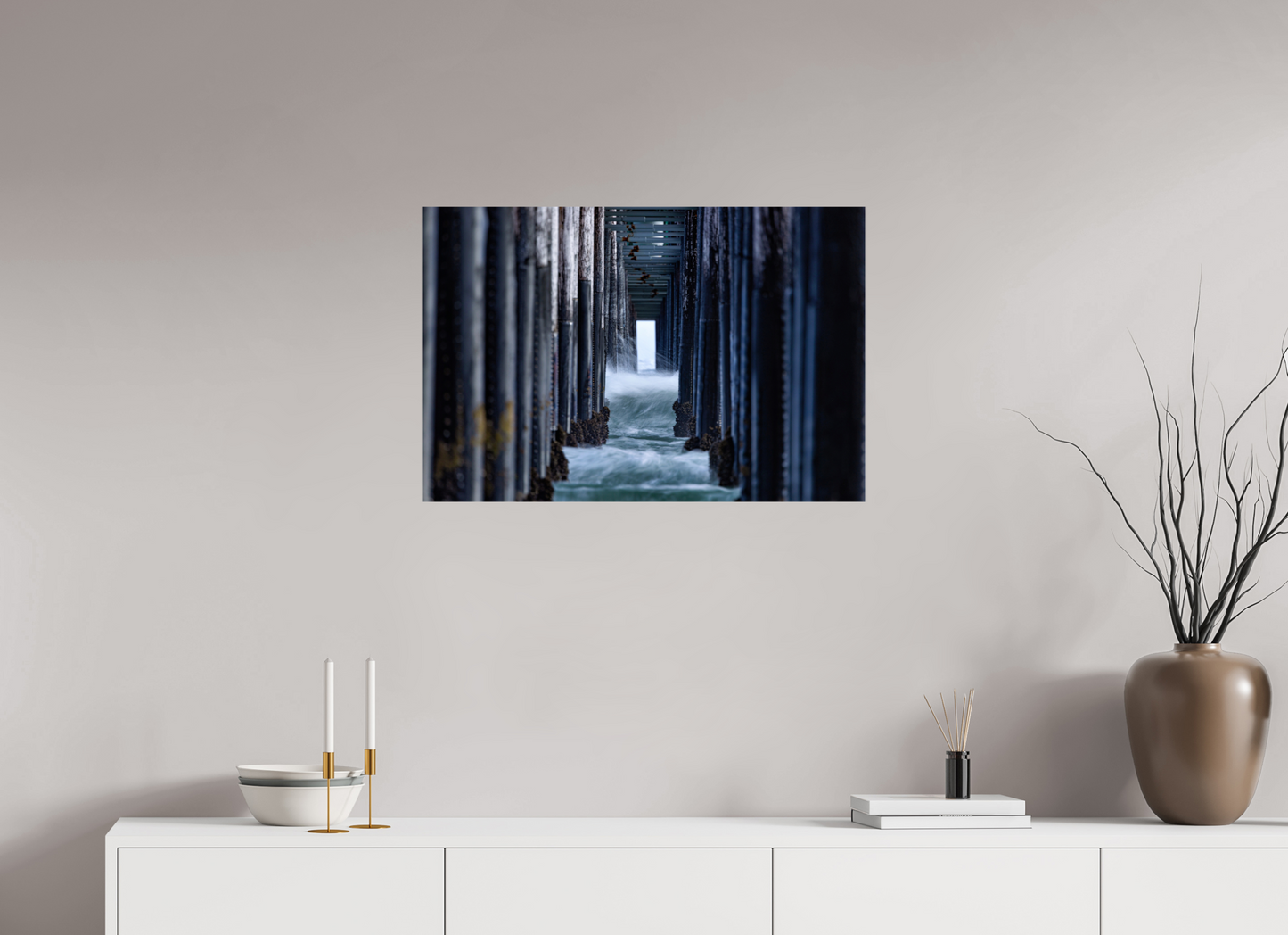 30 x 20″, Photo Print On Fuji Crystal DP II Oceanside Pier 1