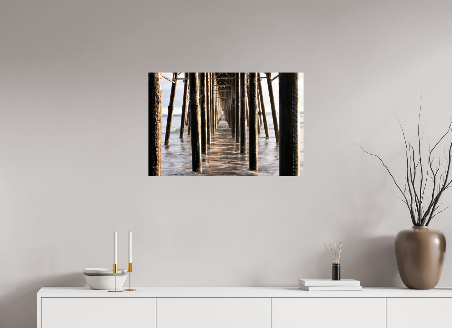 30 x 20″, Photo Print On Fuji Crystal DP II Oceanside Pier 2