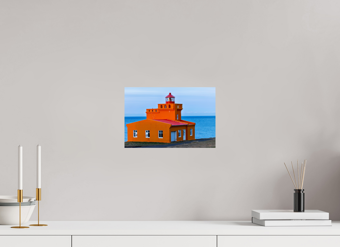 12 x 8″, Photo Print On Fuji Crystal DP II Iceland Light House