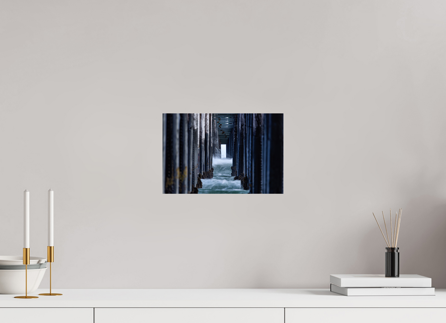 12 x 8″, Photo Print Under Acrylic Glass Oceanside Pier 1
